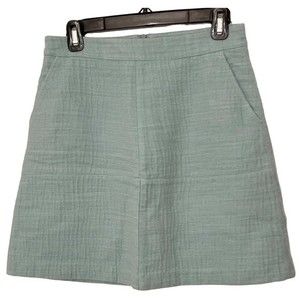 Zara Basic Light Blue Mini Skirt